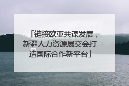链接欧亚共谋发展，新疆人力资源展交会打造国际合作新平台