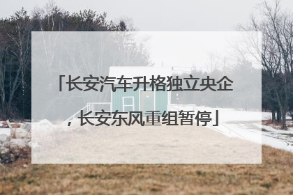 长安汽车升格独立央企，长安东风重组暂停