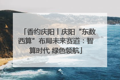 香约庆阳丨庆阳“东数西算”布局未来赛道：智算时代 绿色领航