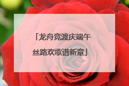 龙舟竞渡庆端午 丝路欢歌谱新章