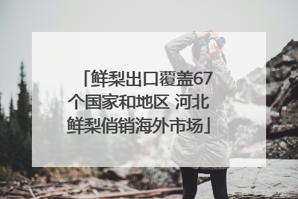 鲜梨出口覆盖67个国家和地区 河北鲜梨俏销海外市场