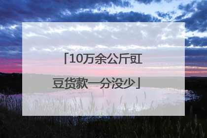 10万余公斤豇豆货款一分没少