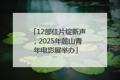 12部佳片绽新声，2025年麓山青年电影展举办