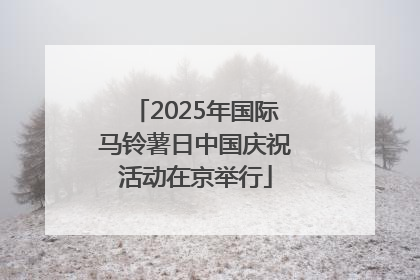 2025年国际马铃薯日中国庆祝活动在京举行
