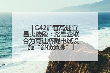 G42沪蓉高速宜昌夷陵段：路警企联合为高速桥隧电缆设施“舒筋通脉”